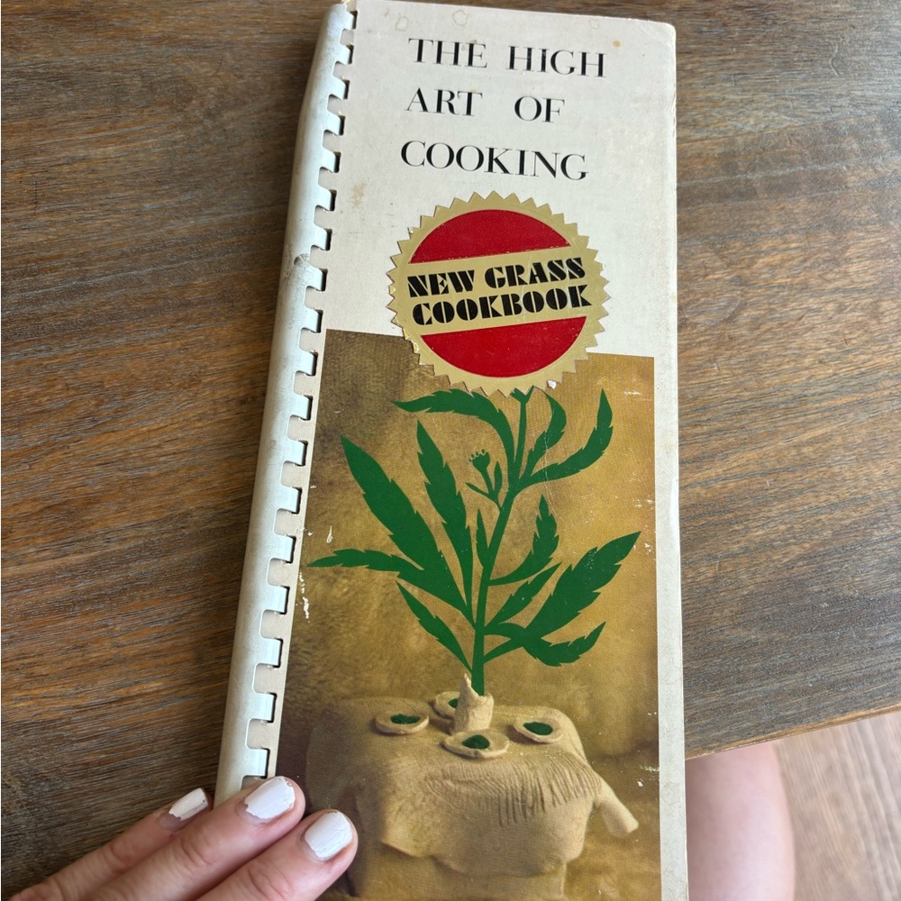 Vintage 70s The High Art of Cooking by Deena Shupe 1971 Marijuana Cookbook RARE